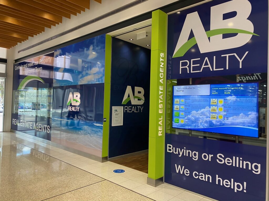 Front of shop