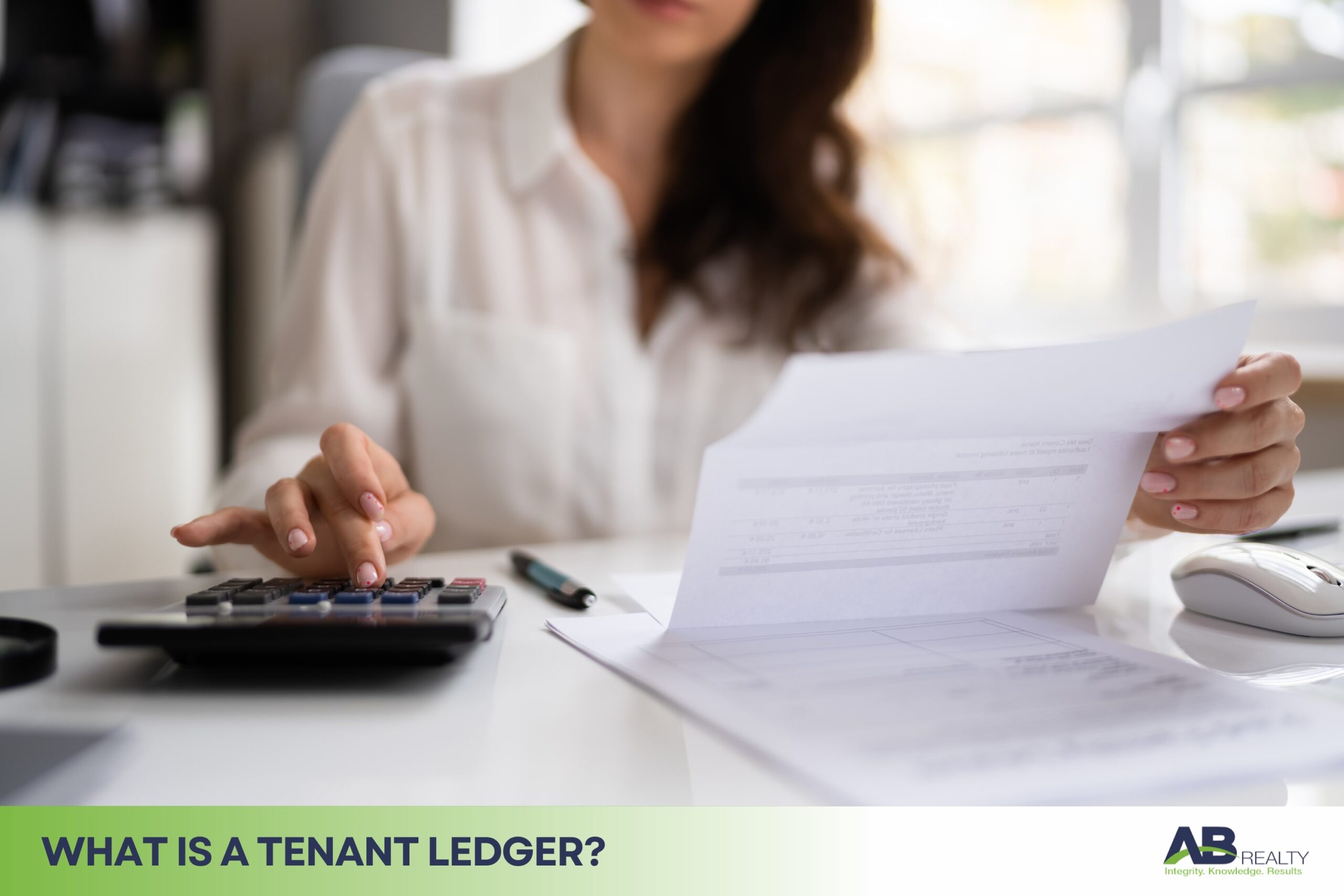 What is a tenant ledger scaled